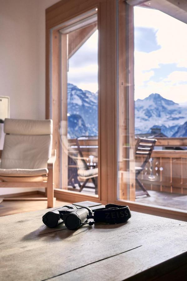 Chalet Bergfrieden Penthouse Wengen Esterno foto