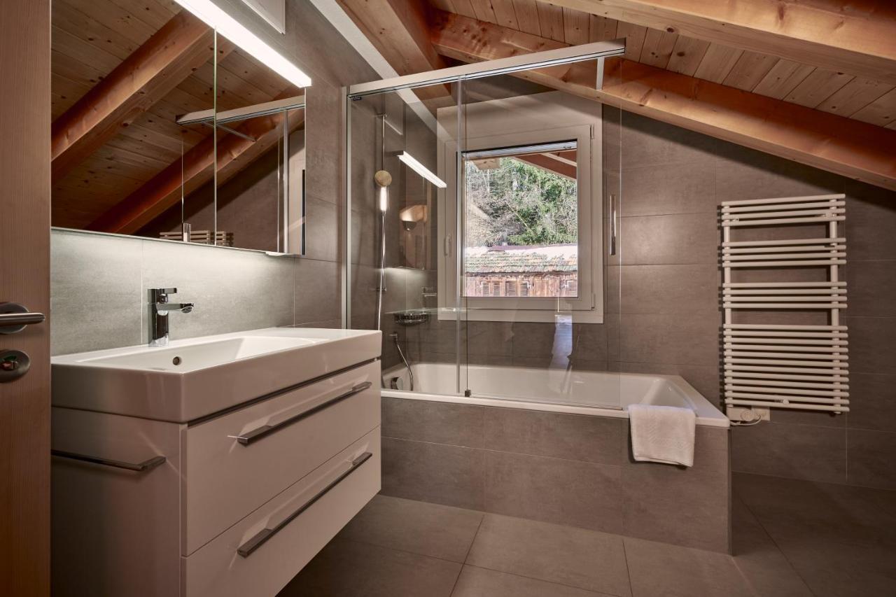 Chalet Bergfrieden Penthouse Wengen Esterno foto